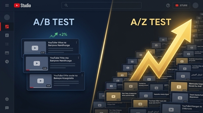 YouTube A/B Testing vs 100+ Language A/Z Testing